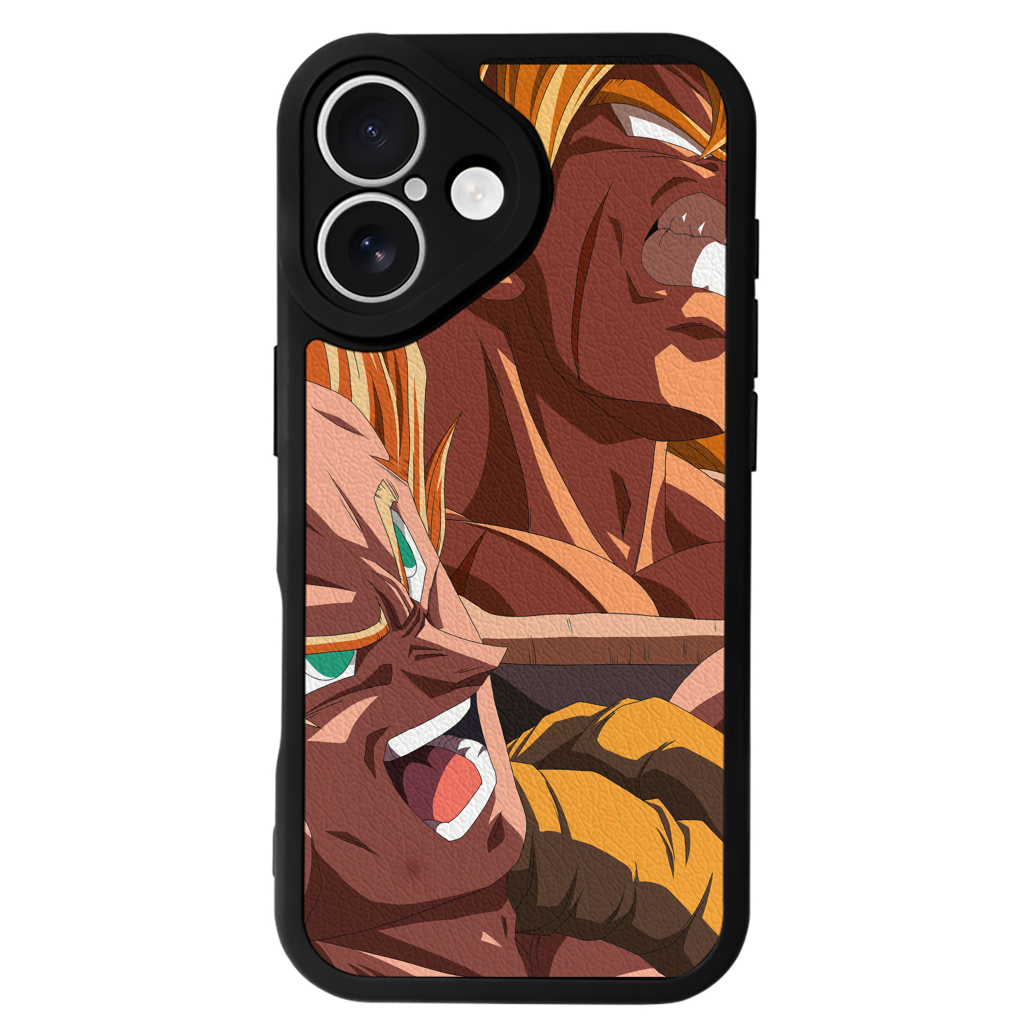 （画像用） ドラゴンボール DRAGON BALL 【iPhone 16シリーズ対応】シリコンスマホケース（レザー調） 材質：シリコン